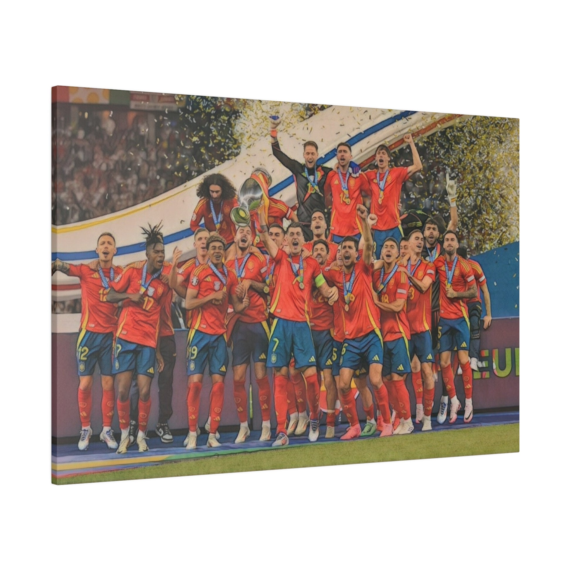 Matte Canvas  - Spain Euro 2024 Champions - Deportivo Gorillas 