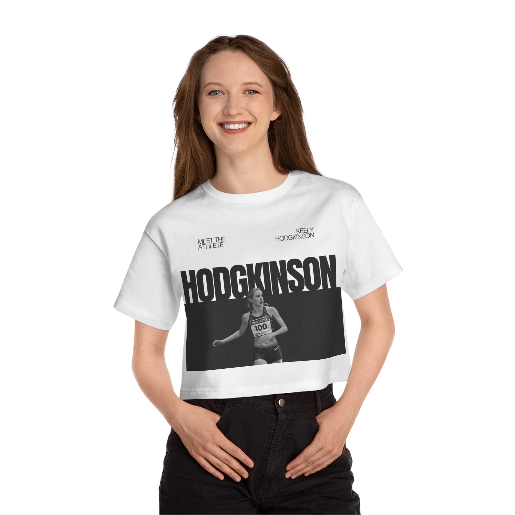 Champion Women's Heritage Cropped T-Shirt Keely Hodgkinson - Deportivo Gorillas 