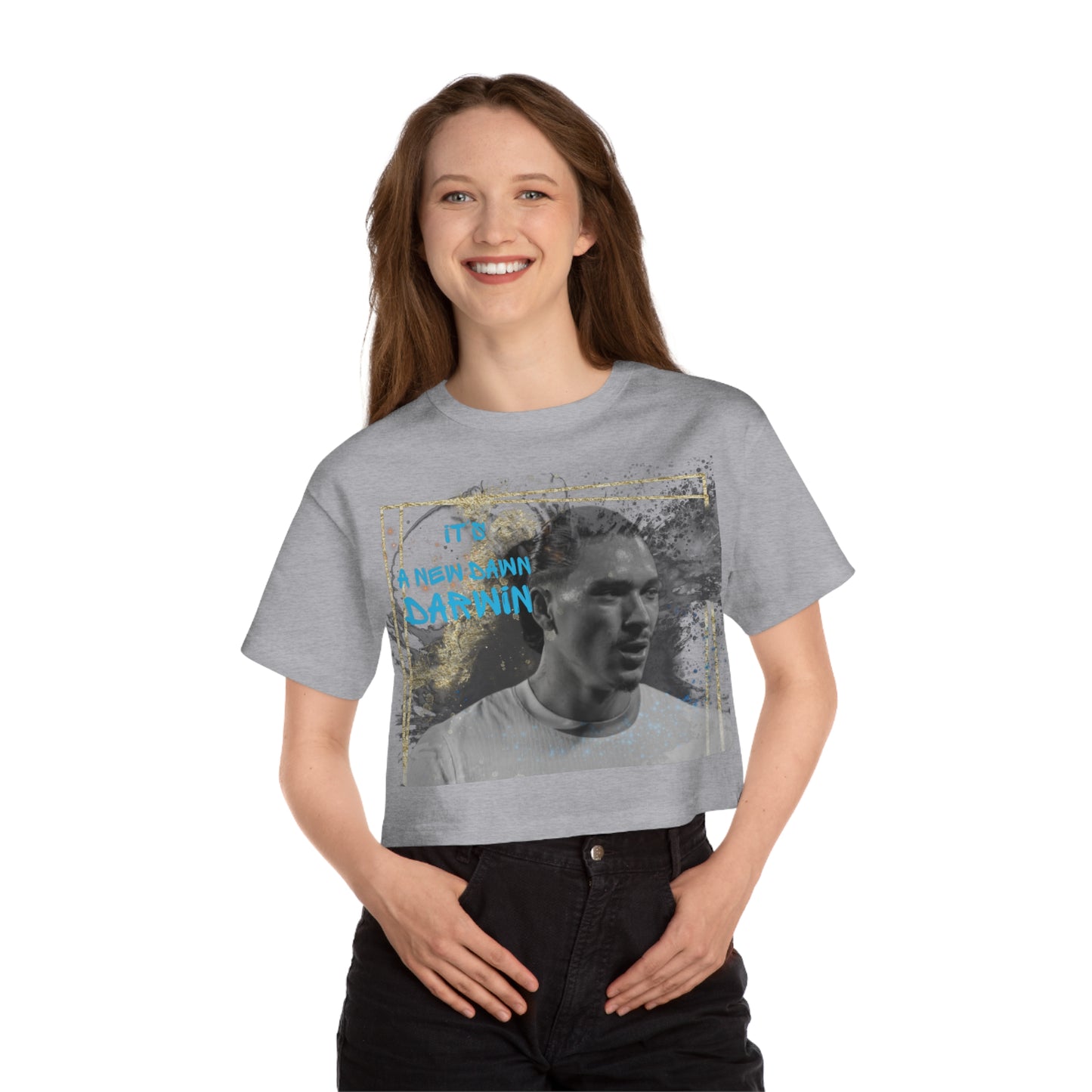 Champion Women's Heritage Cropped T-Shirt Darwin Nuñes - Deportivo Gorillas 