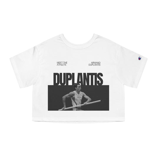 Champion Women's Heritage Cropped T-Shirt Armand Duplantis - Deportivo Gorillas 