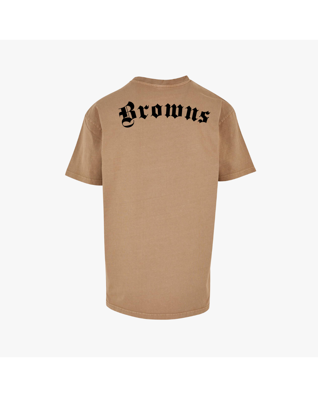 Browns  Ultras Pride: Fierce & Fearless Half-Sleeve Tee - Deportivo Gorillas 