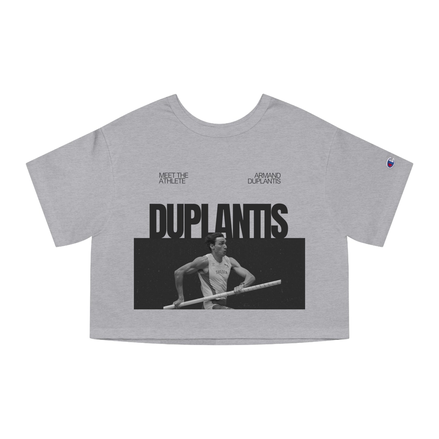 Champion Women's Heritage Cropped T-Shirt Armand Duplantis - Deportivo Gorillas 