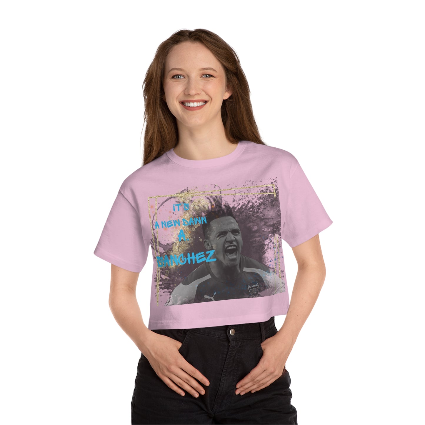 Champion Women's Heritage Cropped T-Shirt Alexis Sanchez - Deportivo Gorillas 