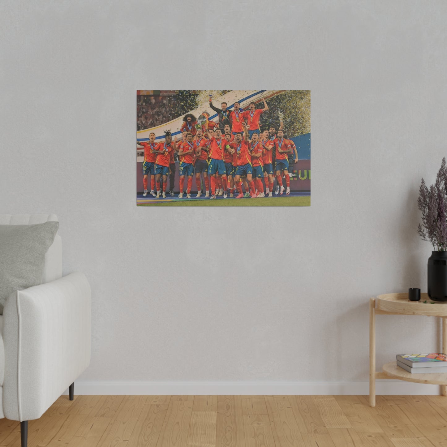 Matte Canvas  - Spain Euro 2024 Champions - Deportivo Gorillas 