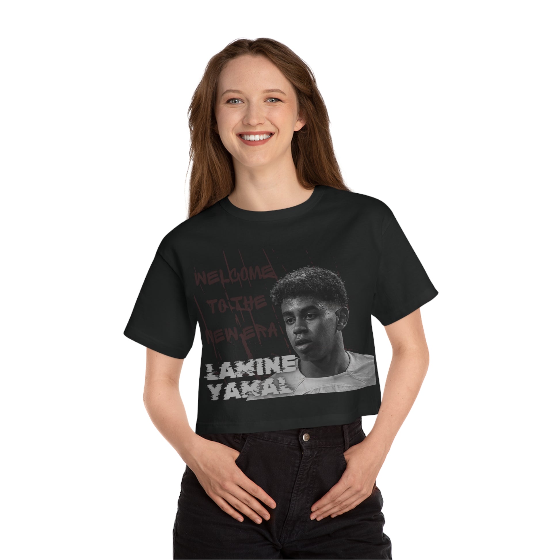 Champion Women's Heritage Cropped T-Shirt Lamine Yamal - Deportivo Gorillas 