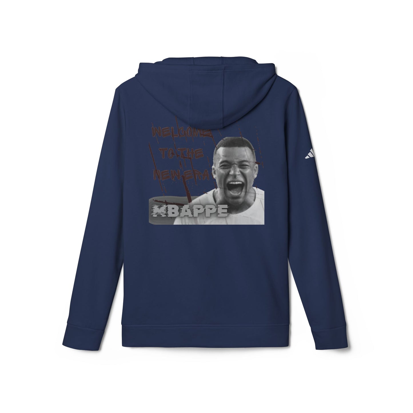 adidas® Unisex Fleece Hoodie - Mbappe - Portrait - Deportivo Gorillas 