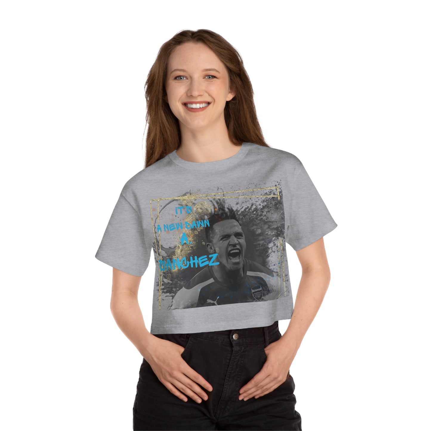 Champion Women's Heritage Cropped T-Shirt Alexis Sanchez - Deportivo Gorillas 