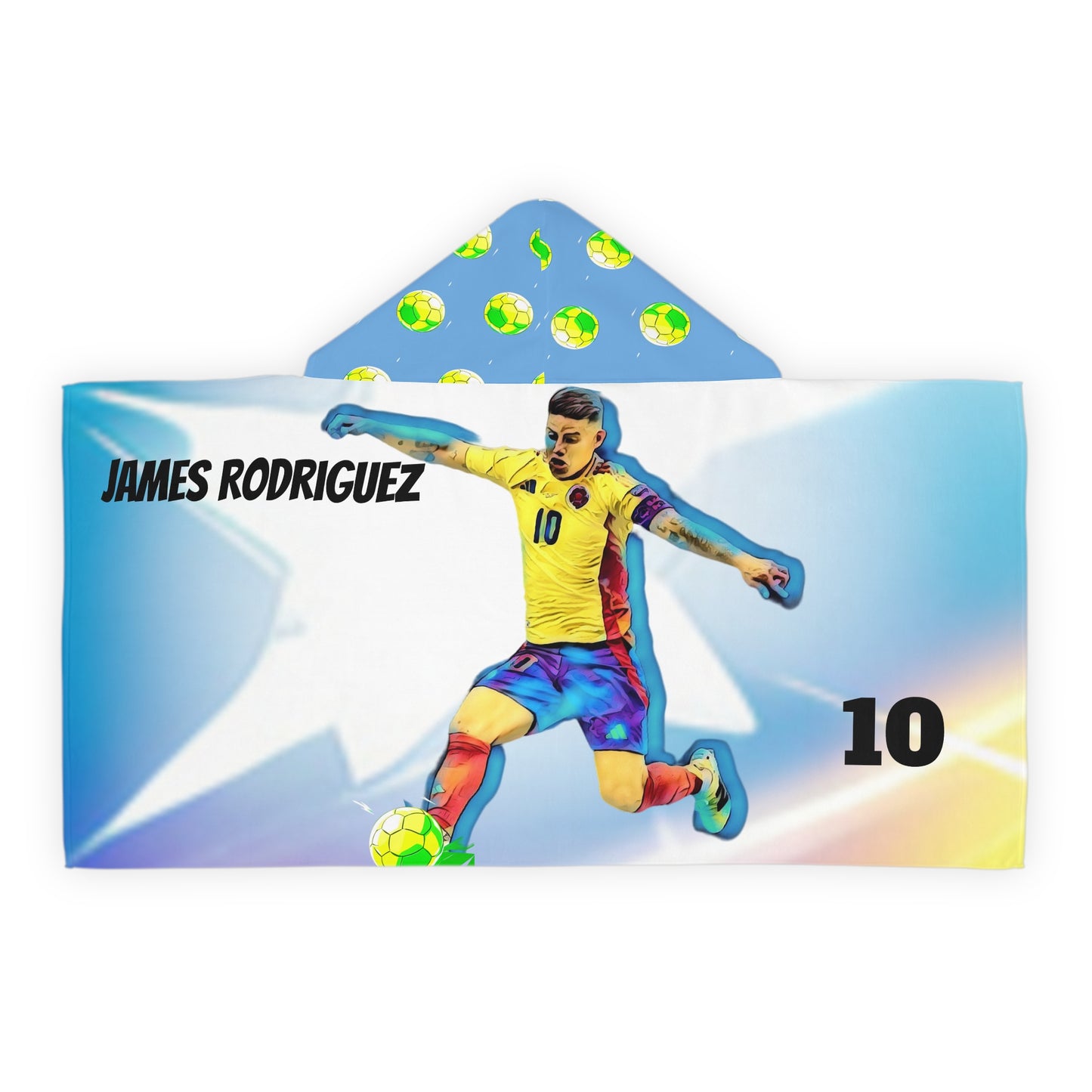 Youth Hooded Towel - J. Rodriguez - Colombia - Deportivo Gorillas 