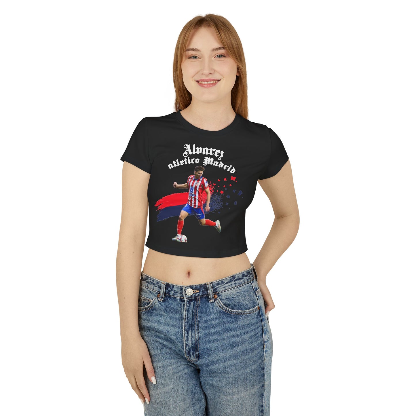 Julian Alvarez Atletico Madrid Women's Baby Tee - Deportivo Gorillas 