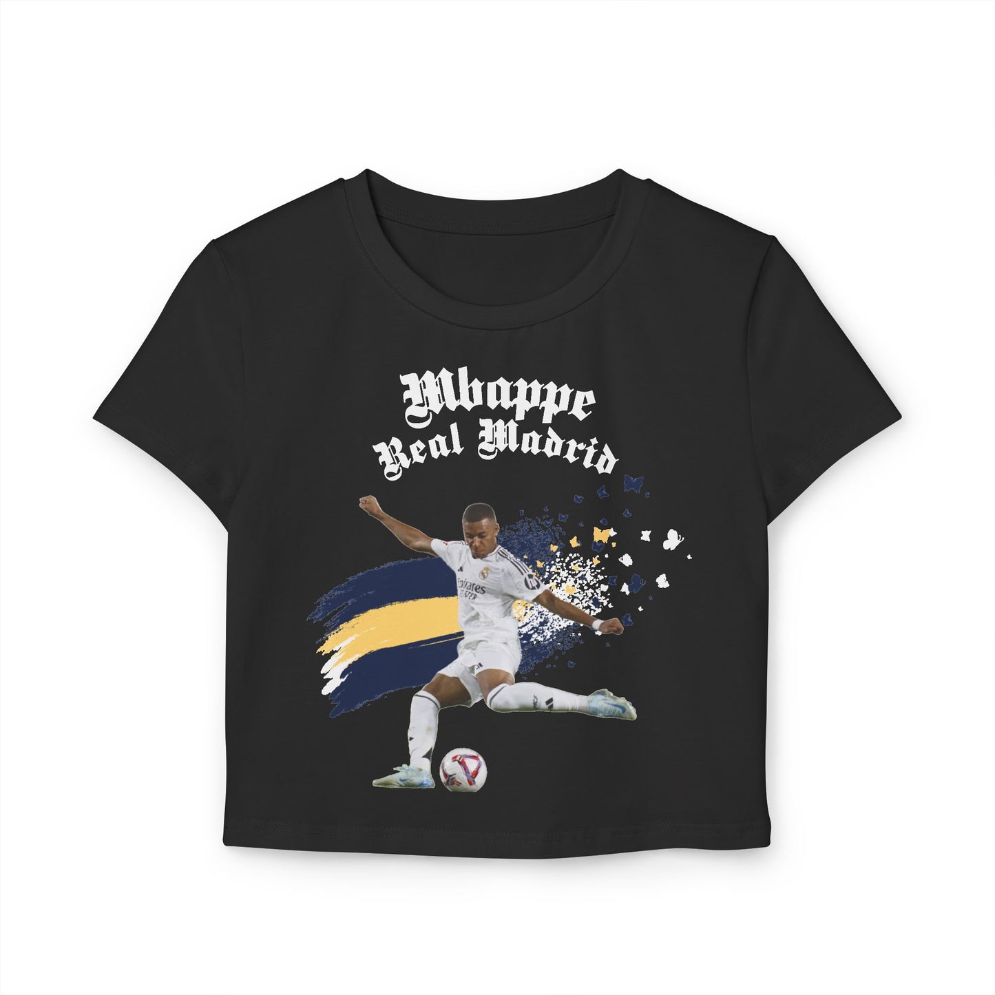 Kylian Mbappe Real Madrid Women's Baby Tee - Deportivo Gorillas 