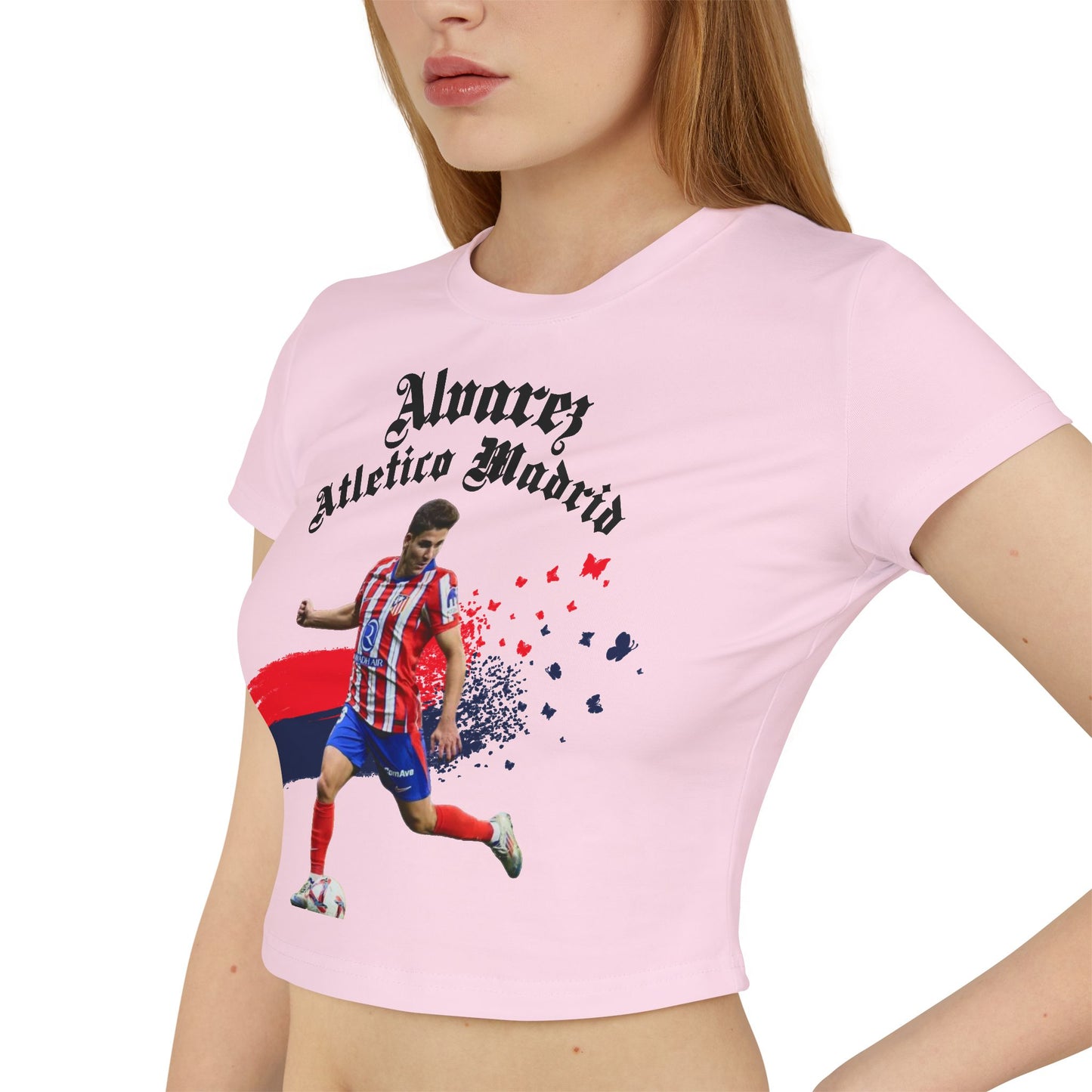 Julian Alvarez Atletico Madrid Women's Baby Tee - Deportivo Gorillas 