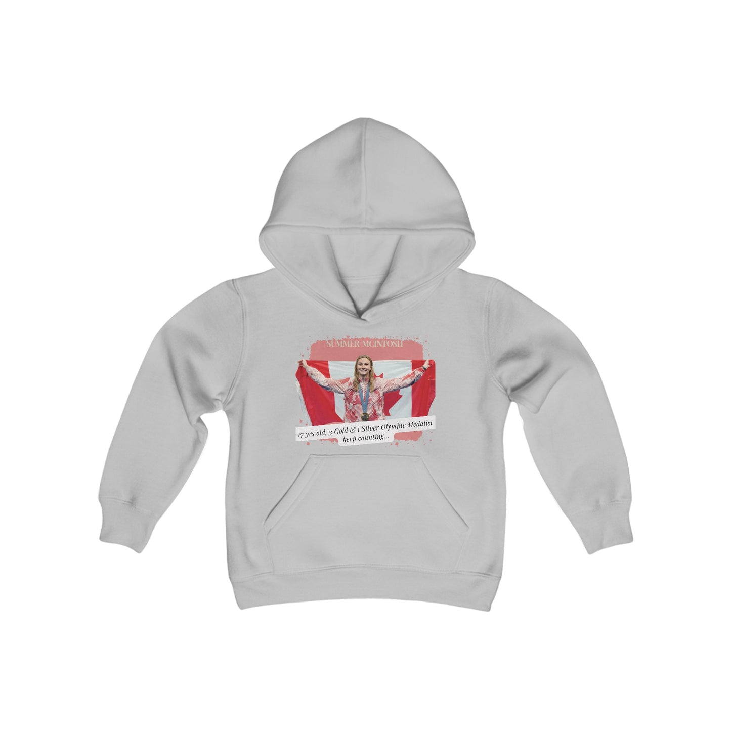 Youth Heavy Blend Hooded Sweatshirt - Summer McIntosh - Canada- Canada - Deportivo Gorillas 