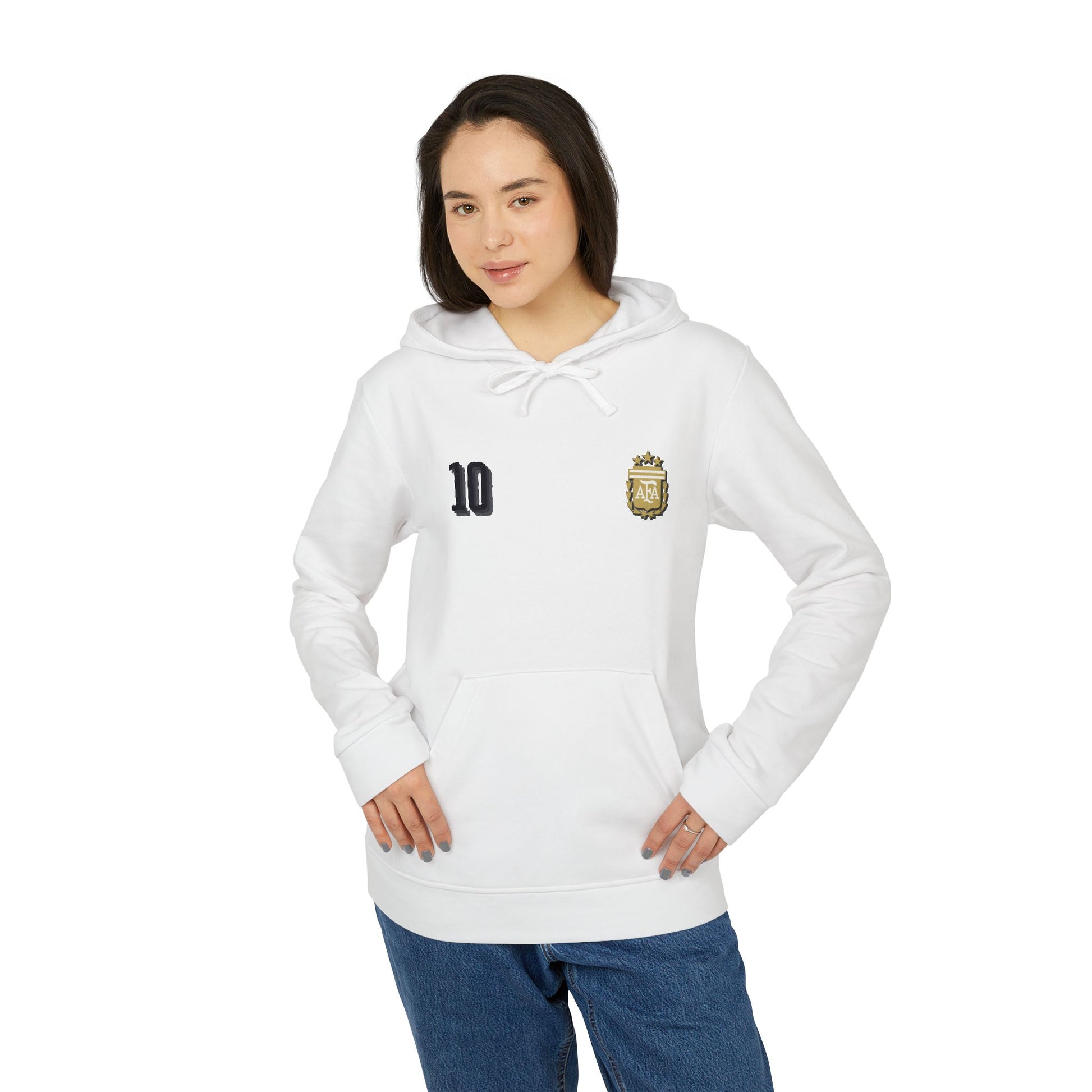 adidas® Unisex Fleece Hoodie - Messi - Argentina - Deportivo Gorillas 