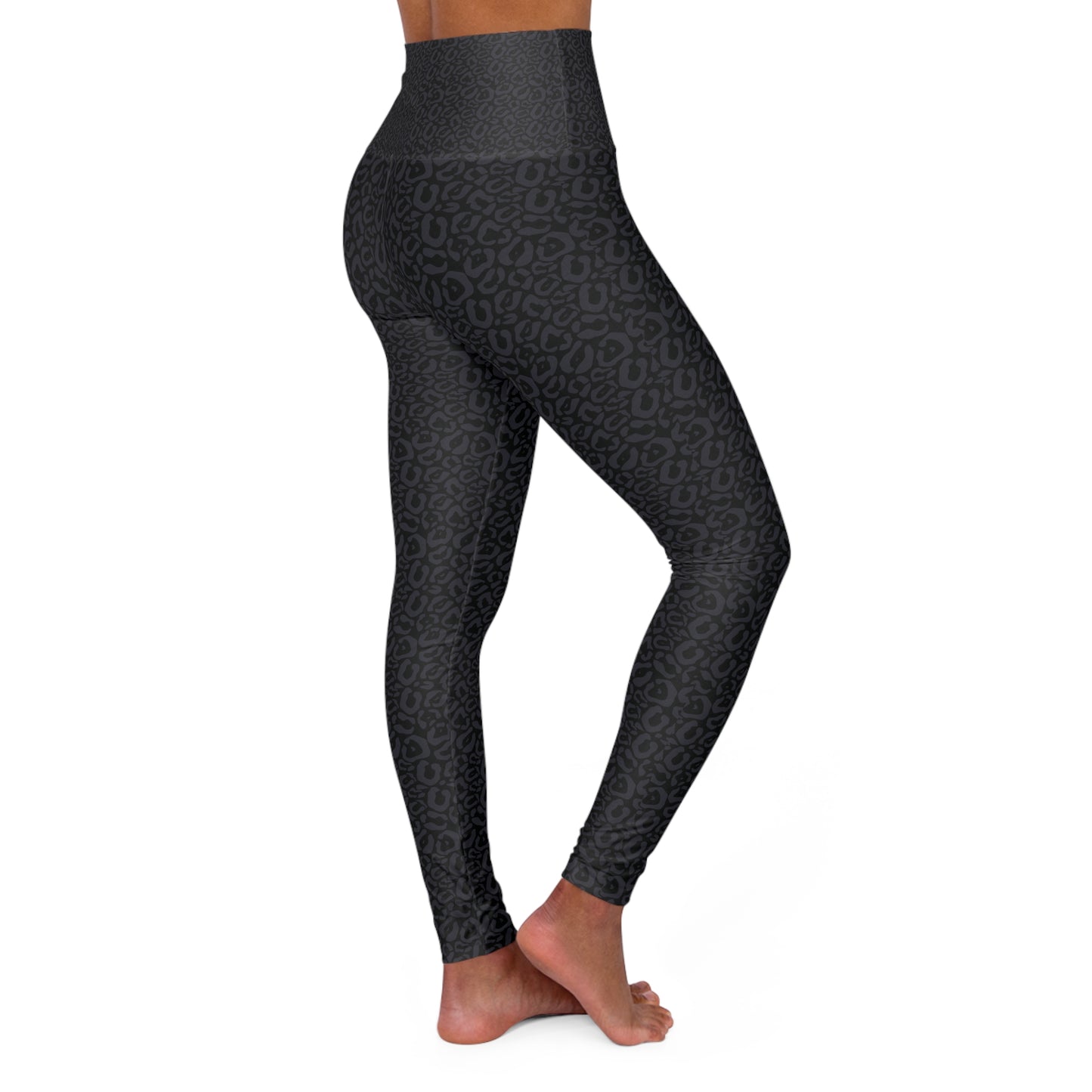 Black Panther Yoga Leggings - High Waisted Workout Pants