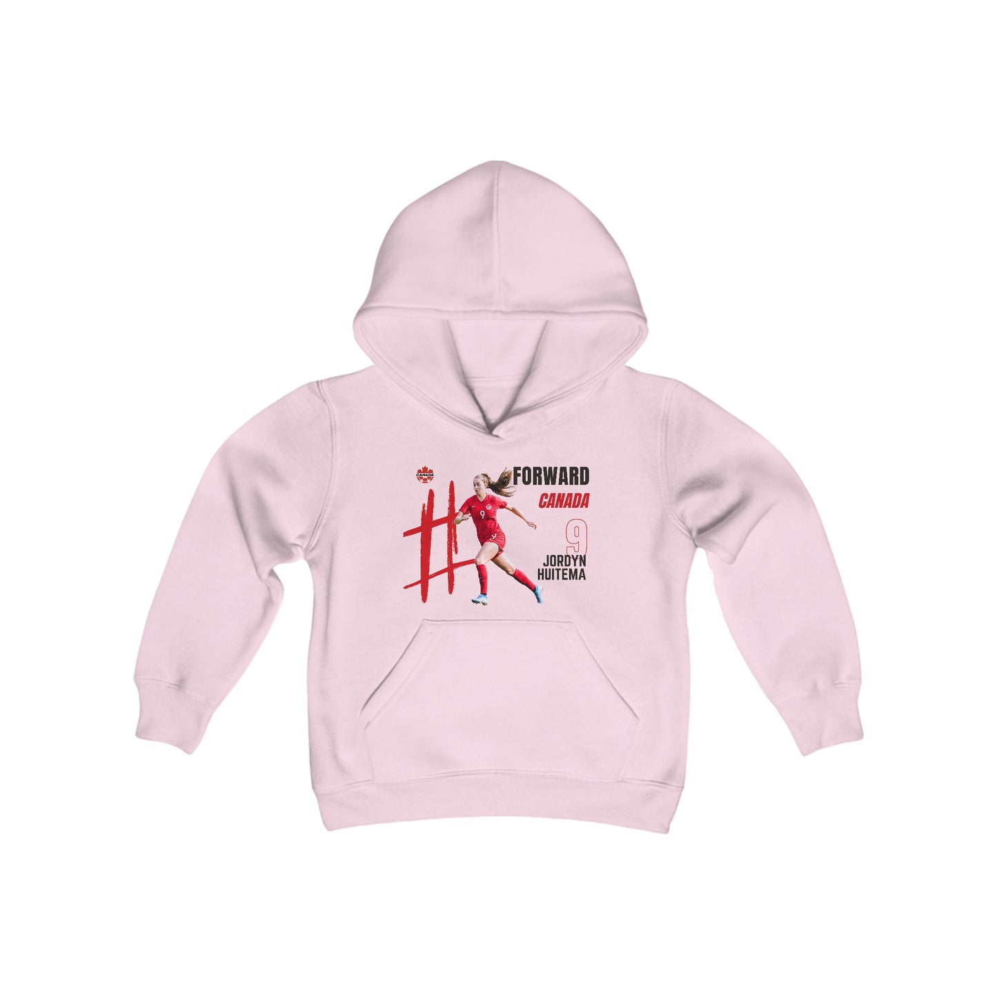 Youth Heavy Blend Hooded Sweatshirt - Jordyn Huitema - Canada - Deportivo Gorillas 