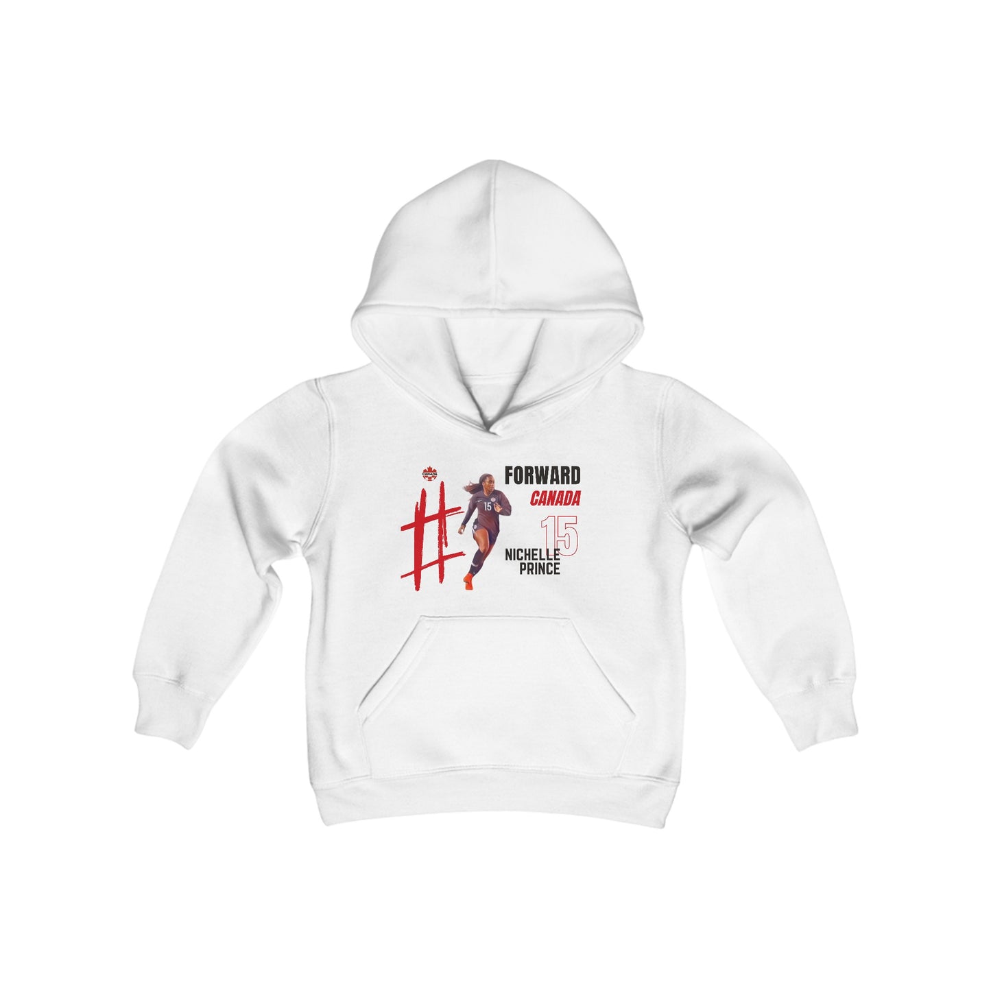 Youth Hooded Sweatshirt - Nichelle Prince - Canada - Deportivo Gorillas 