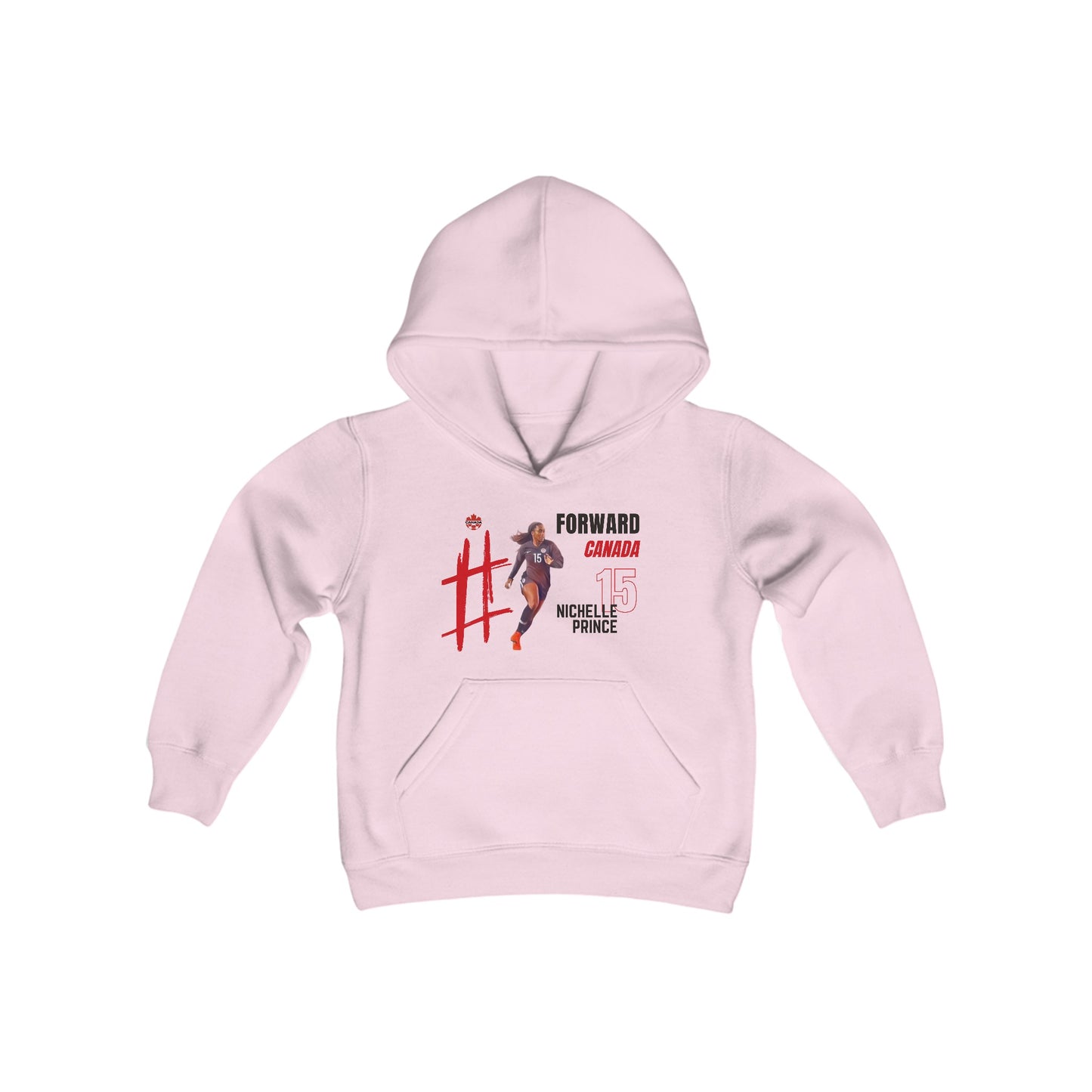 Youth Hooded Sweatshirt - Nichelle Prince - Canada - Deportivo Gorillas 