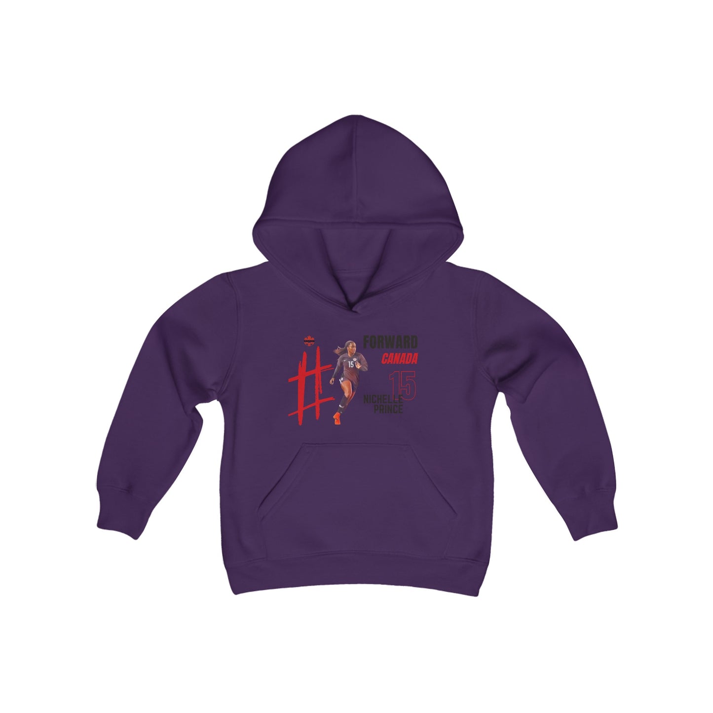 Youth Hooded Sweatshirt - Nichelle Prince - Canada - Deportivo Gorillas 