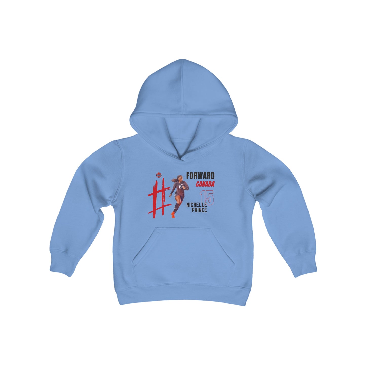 Youth Hooded Sweatshirt - Nichelle Prince - Canada - Deportivo Gorillas 