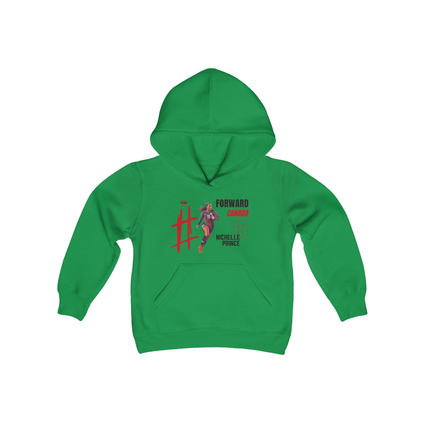 Youth Hooded Sweatshirt - Nichelle Prince - Canada - Deportivo Gorillas 