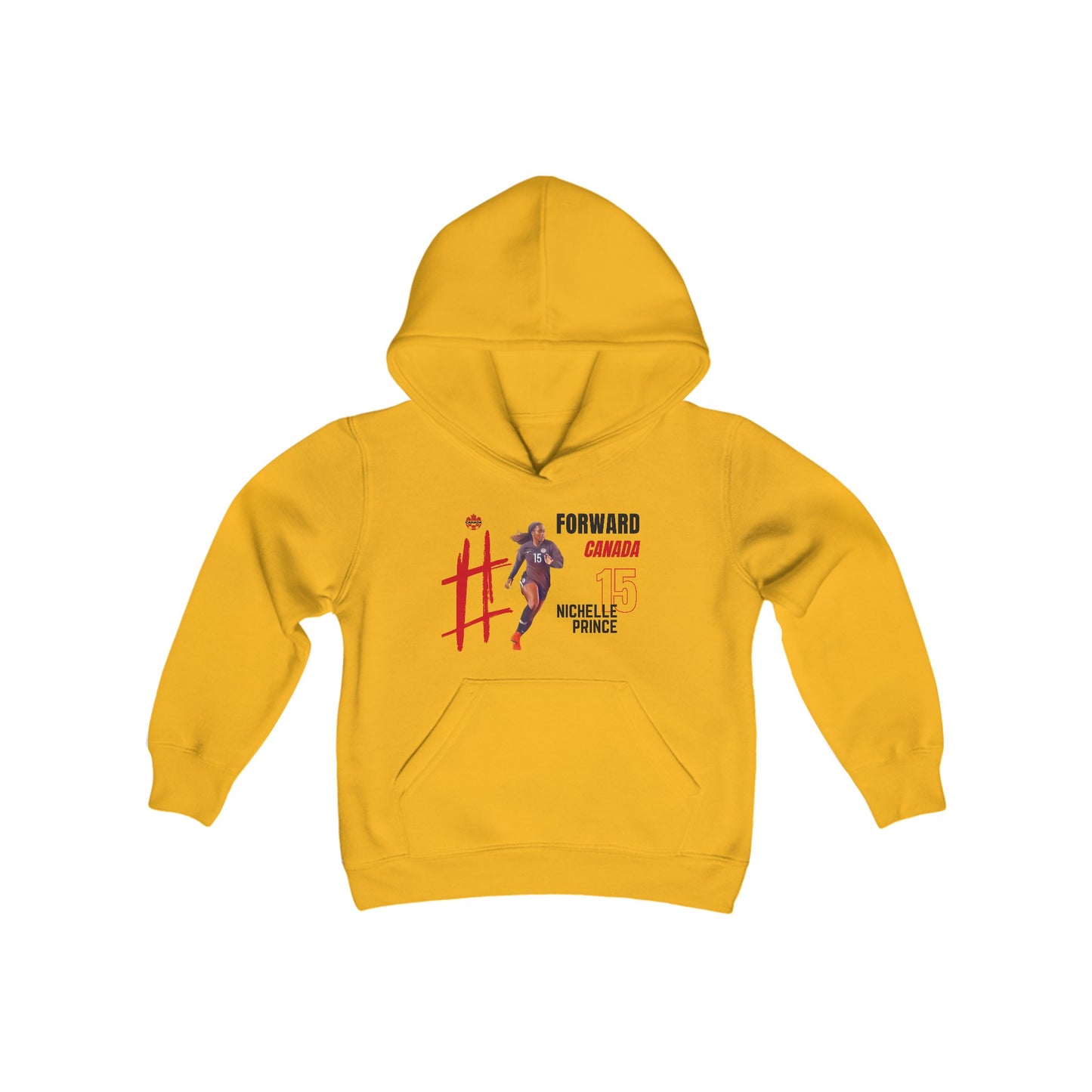 Youth Hooded Sweatshirt - Nichelle Prince - Canada - Deportivo Gorillas 