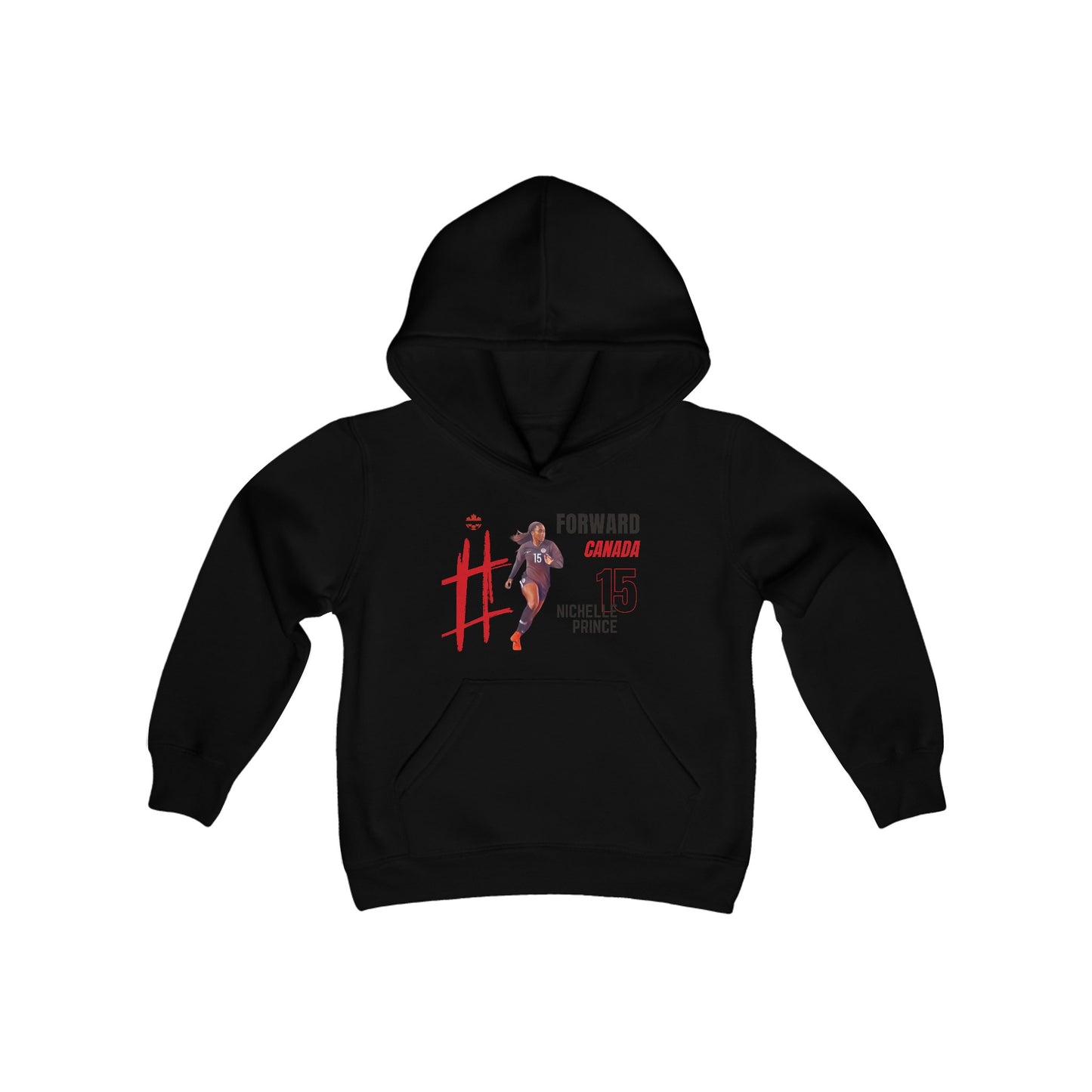 Youth Hooded Sweatshirt - Nichelle Prince - Canada - Deportivo Gorillas 