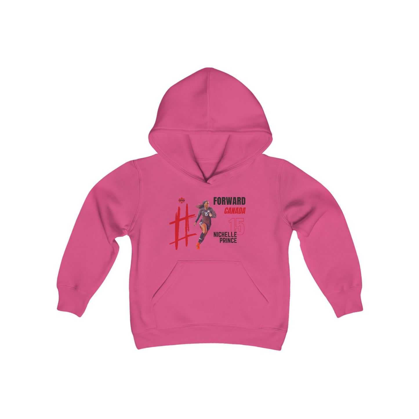 Youth Hooded Sweatshirt - Nichelle Prince - Canada - Deportivo Gorillas 