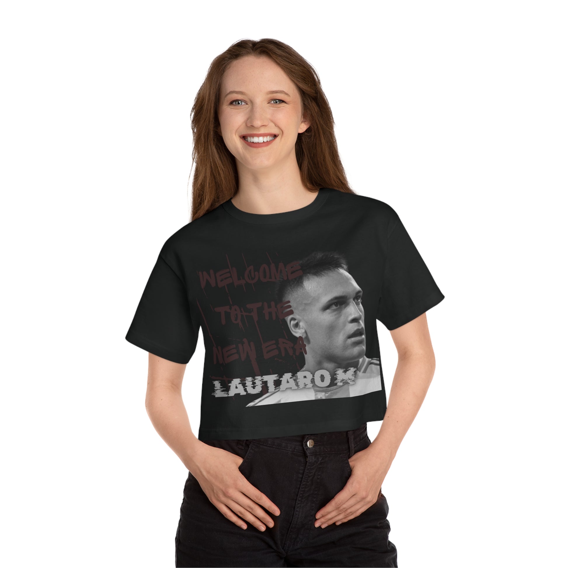 Champion Women's Heritage Cropped T-Shirt Lautaro Martinez - Deportivo Gorillas 