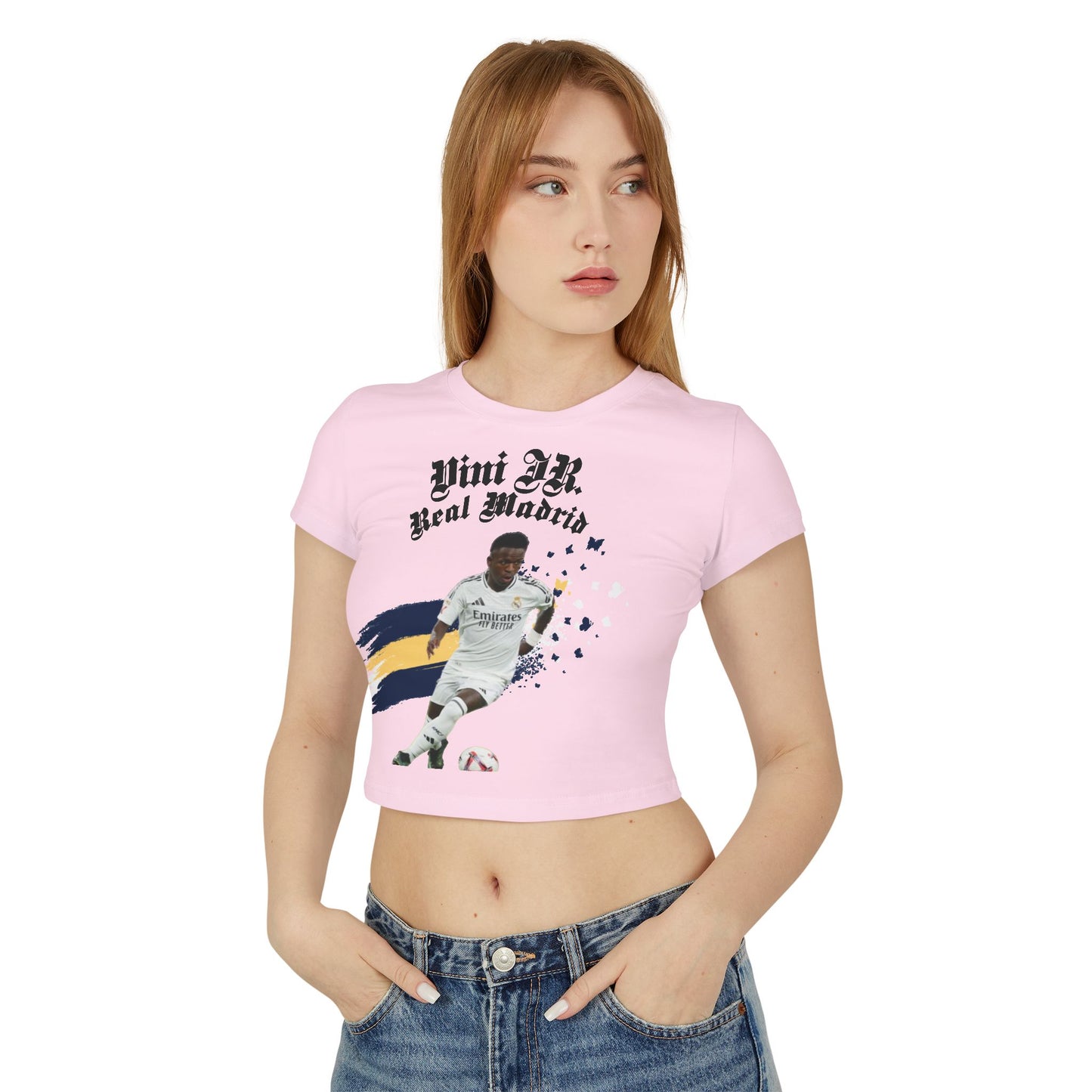 Vinicius Junior Women's Baby Tee - Deportivo Gorillas 