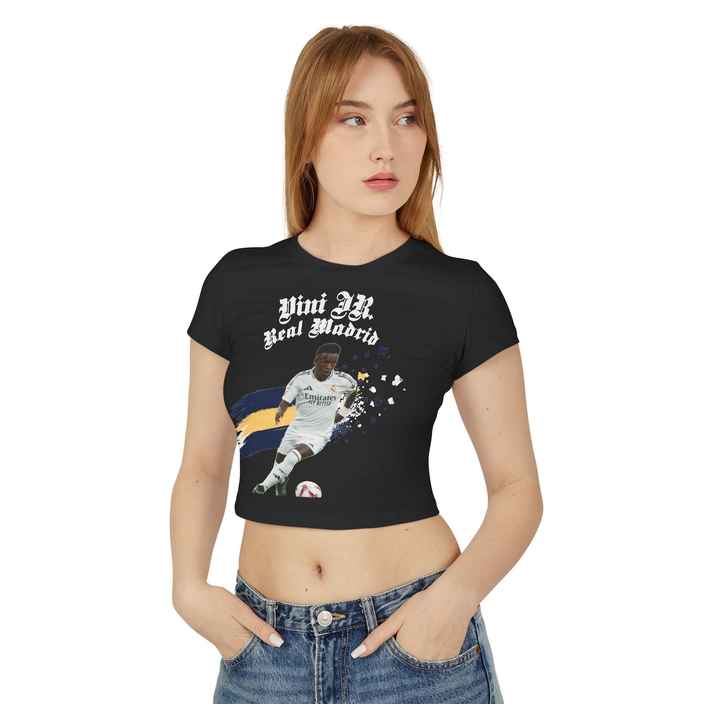 Vinicius Junior Women's Baby Tee - Deportivo Gorillas 