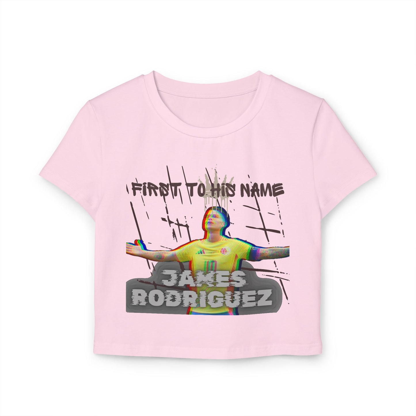 Baby Tee Funny Quotes Women's T-Shirt James Rodriguez - Deportivo Gorillas 