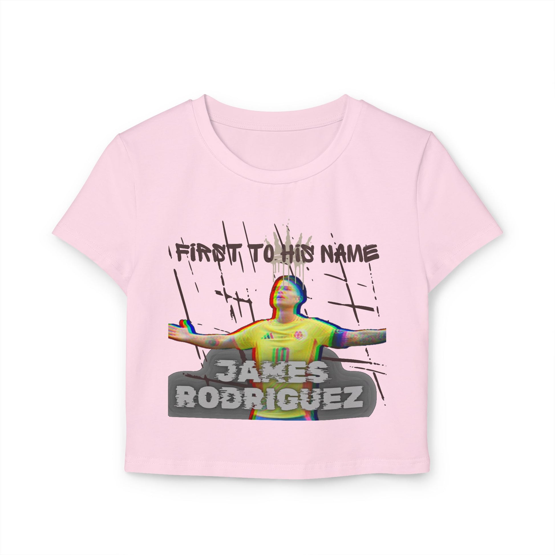 Baby Tee Funny Quotes Women's T-Shirt James Rodriguez - Deportivo Gorillas 