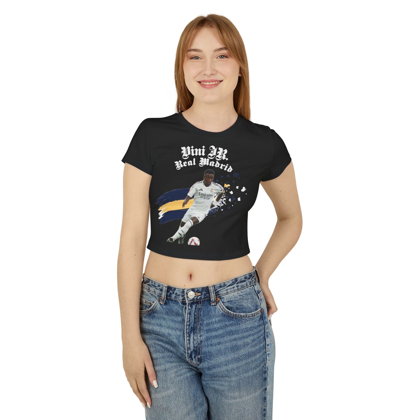 Vinicius Junior Women's Baby Tee - Deportivo Gorillas 