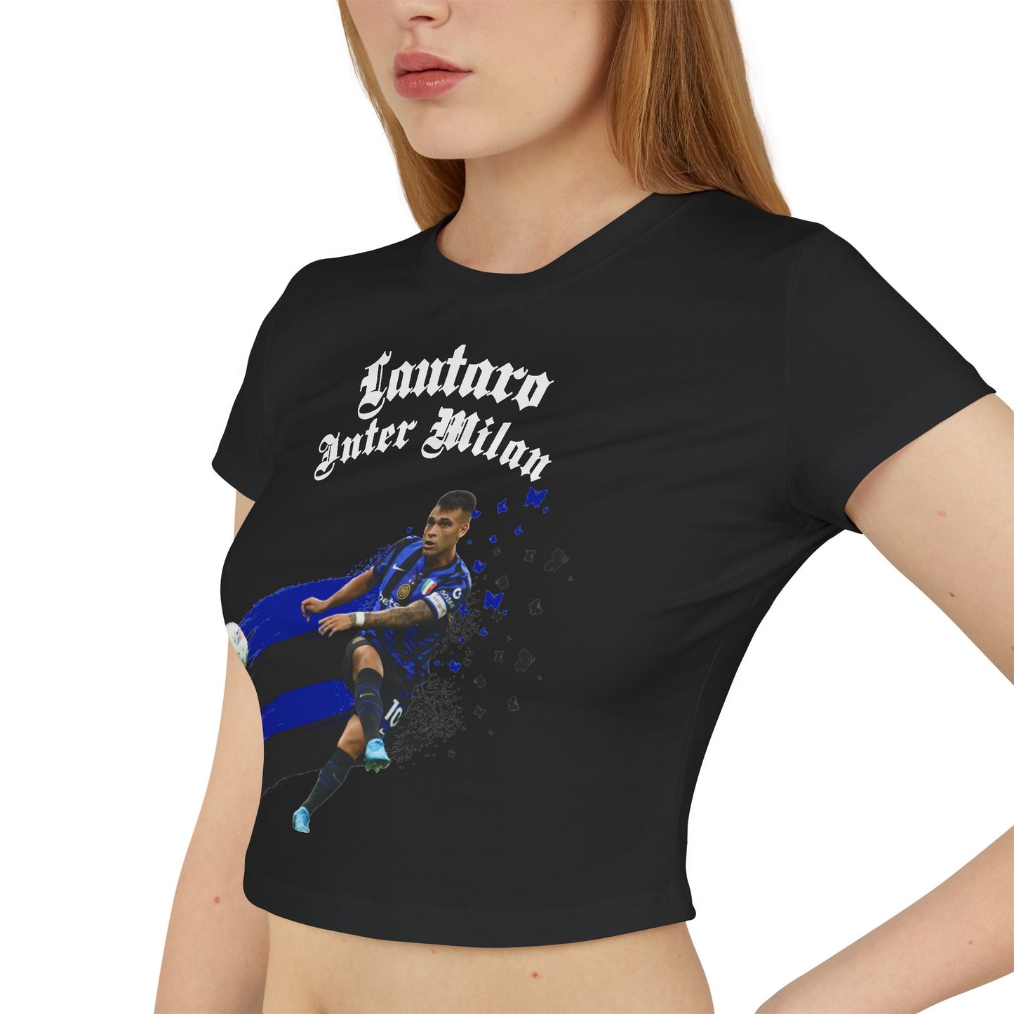 Lautaro Martinez Inter Milan Women's Baby Tee - Deportivo Gorillas 