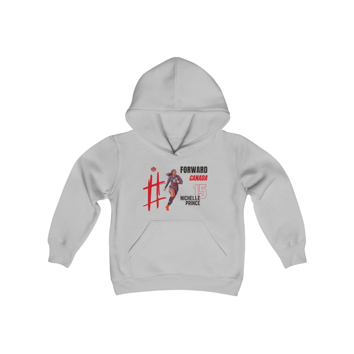 Youth Hooded Sweatshirt - Nichelle Prince - Canada - Deportivo Gorillas 