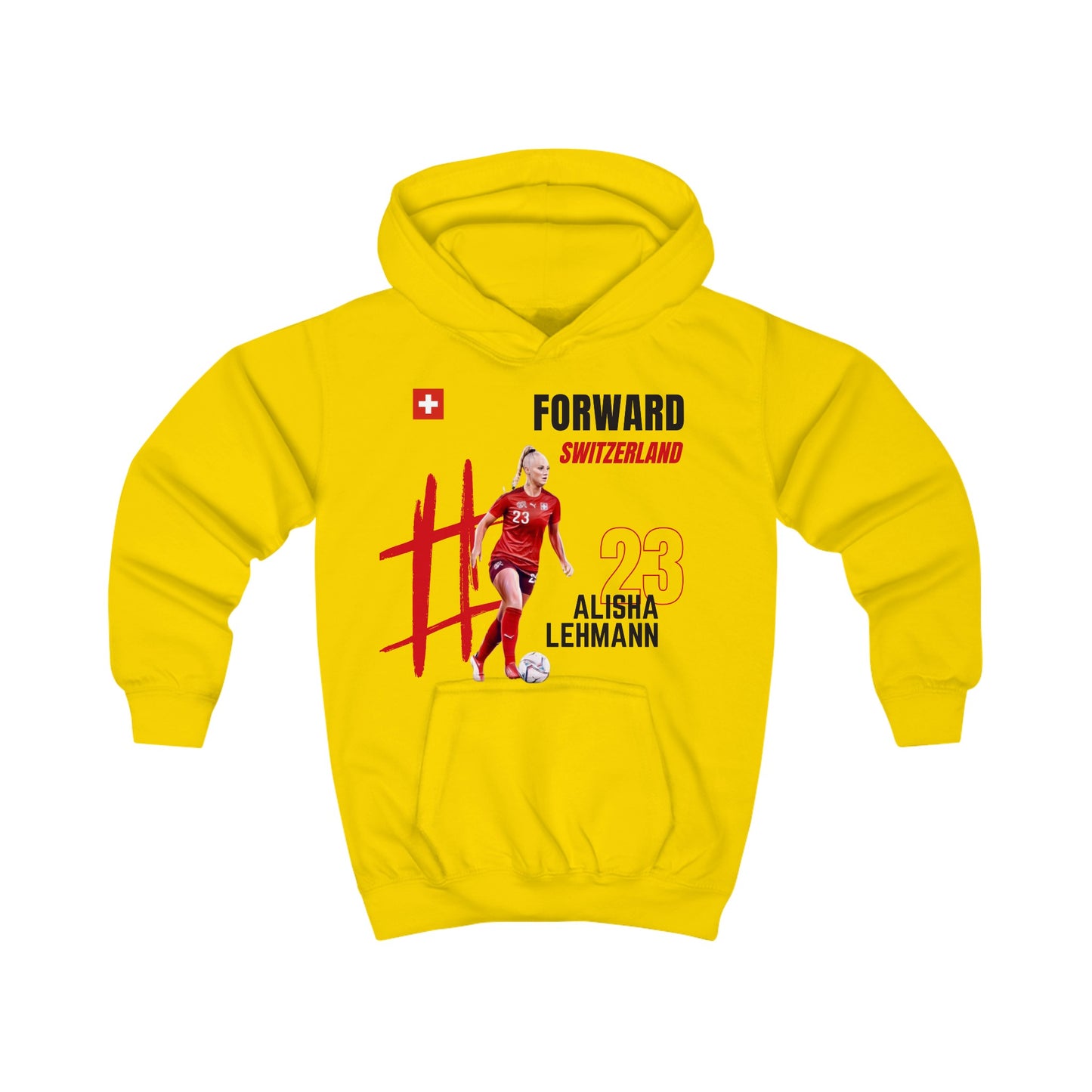 Kids Hoodie - Alisha Lehmann - Switzerland - Deportivo Gorillas 