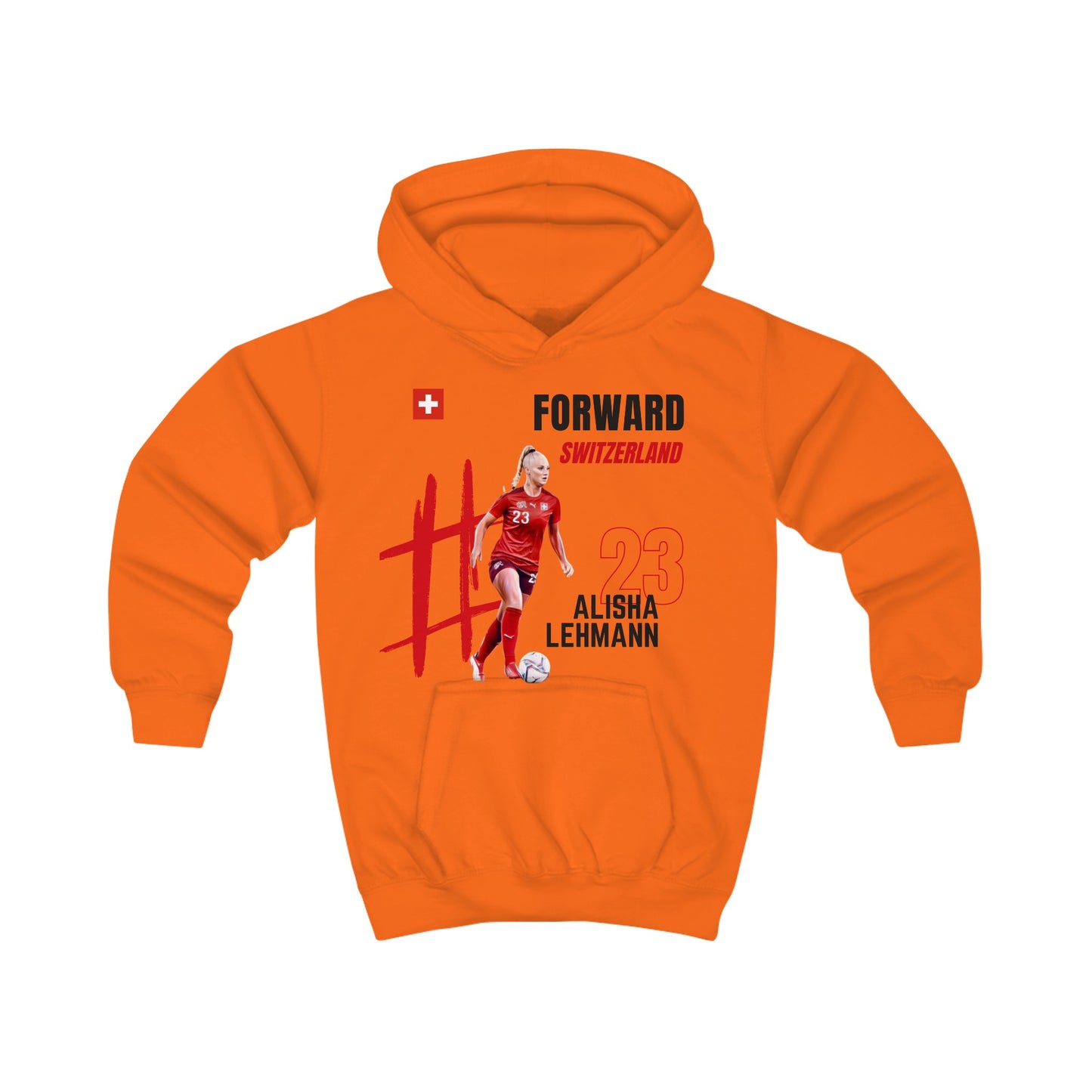 Kids Hoodie - Alisha Lehmann - Switzerland - Deportivo Gorillas 