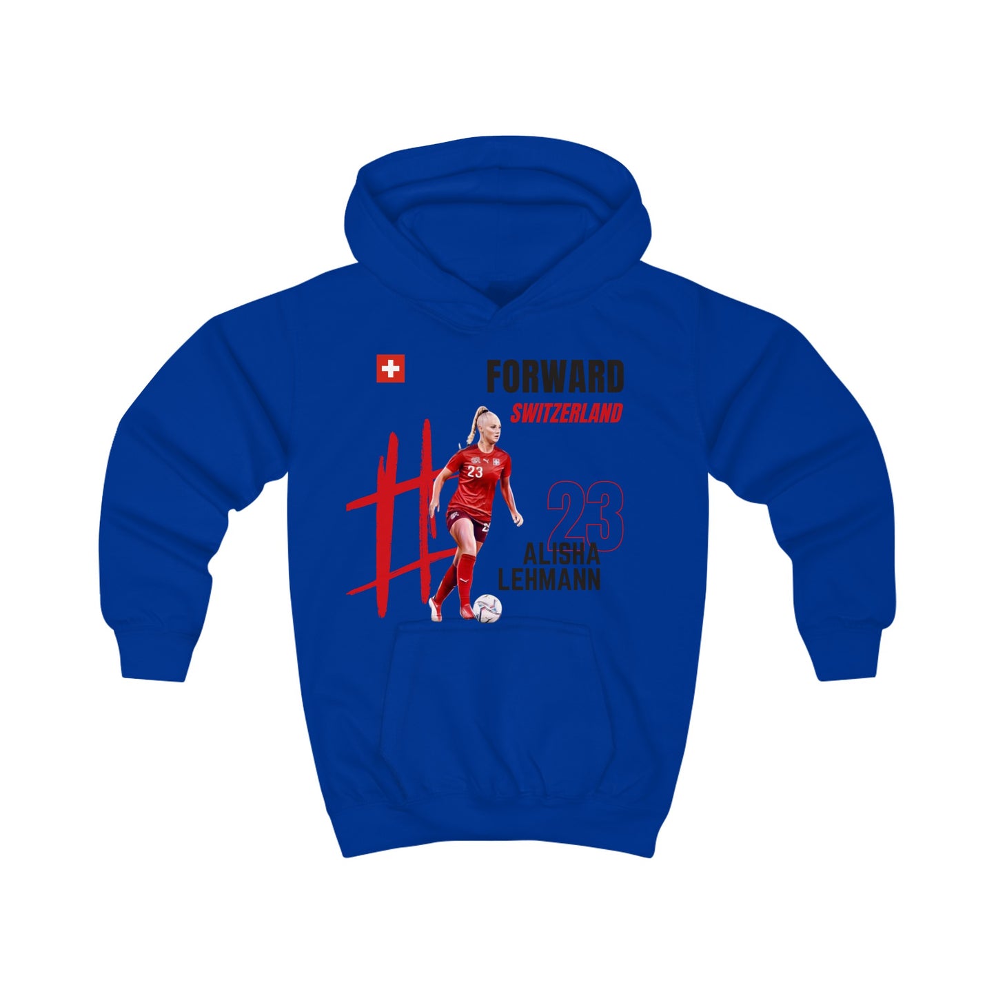 Kids Hoodie - Alisha Lehmann - Switzerland - Deportivo Gorillas 