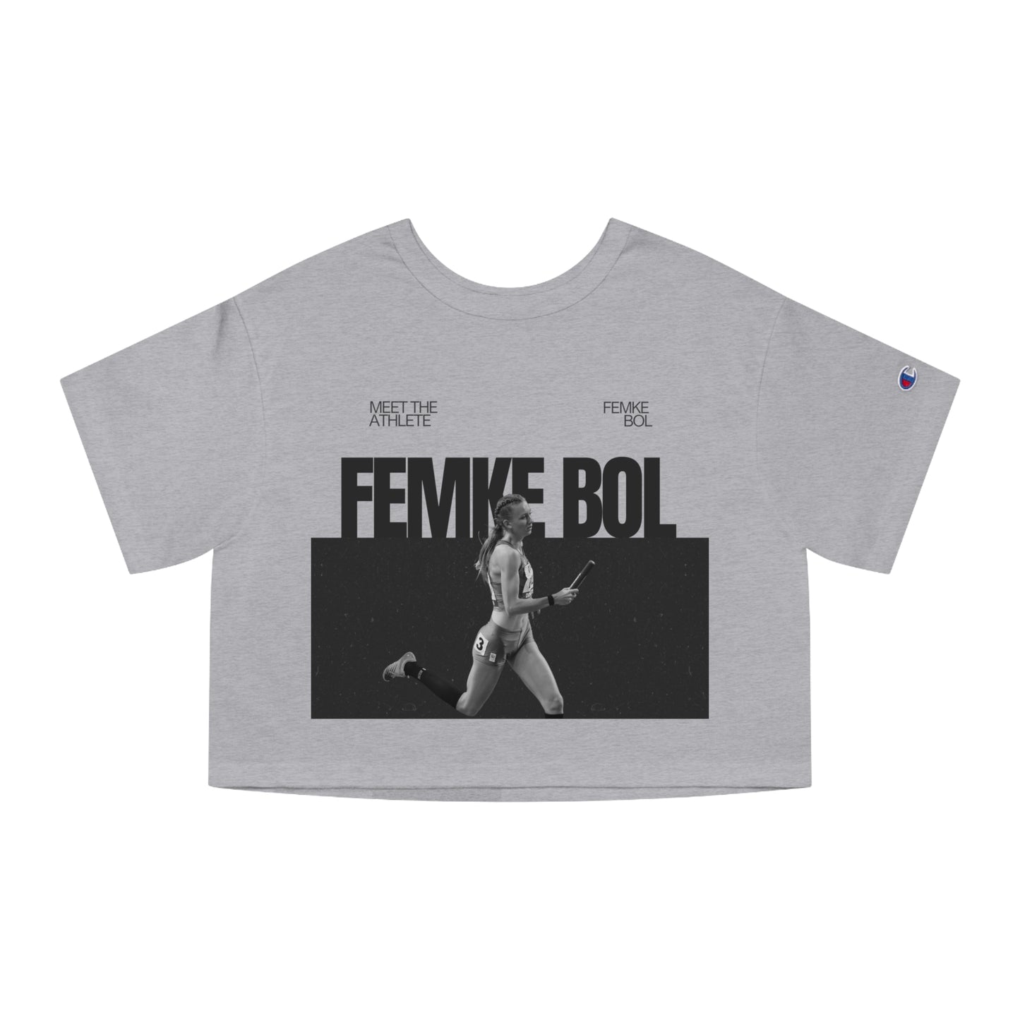 Champion Women's Heritage Cropped T-Shirt Femke Bol - Deportivo Gorillas 