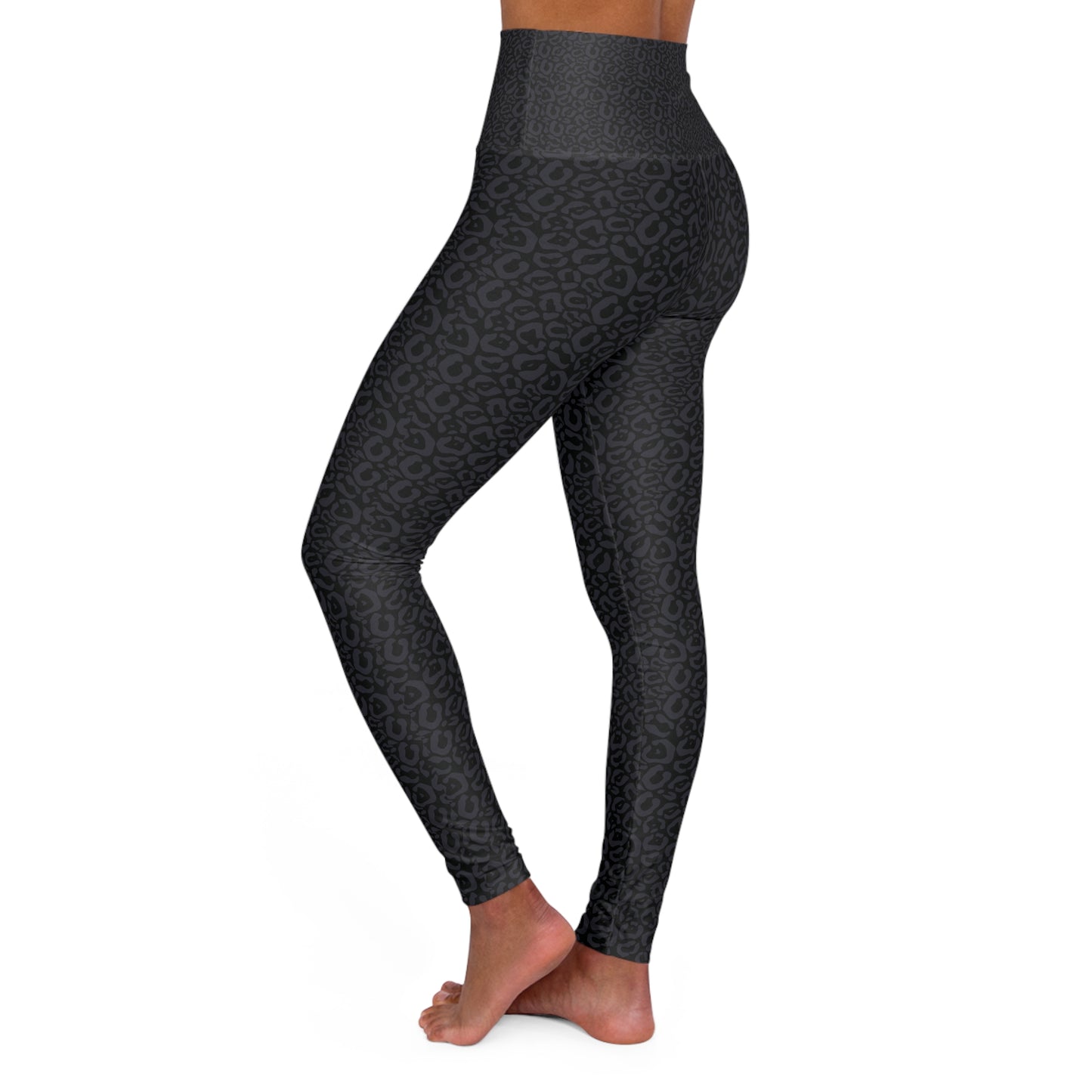 Black Panther Yoga Leggings - High Waisted Workout Pants