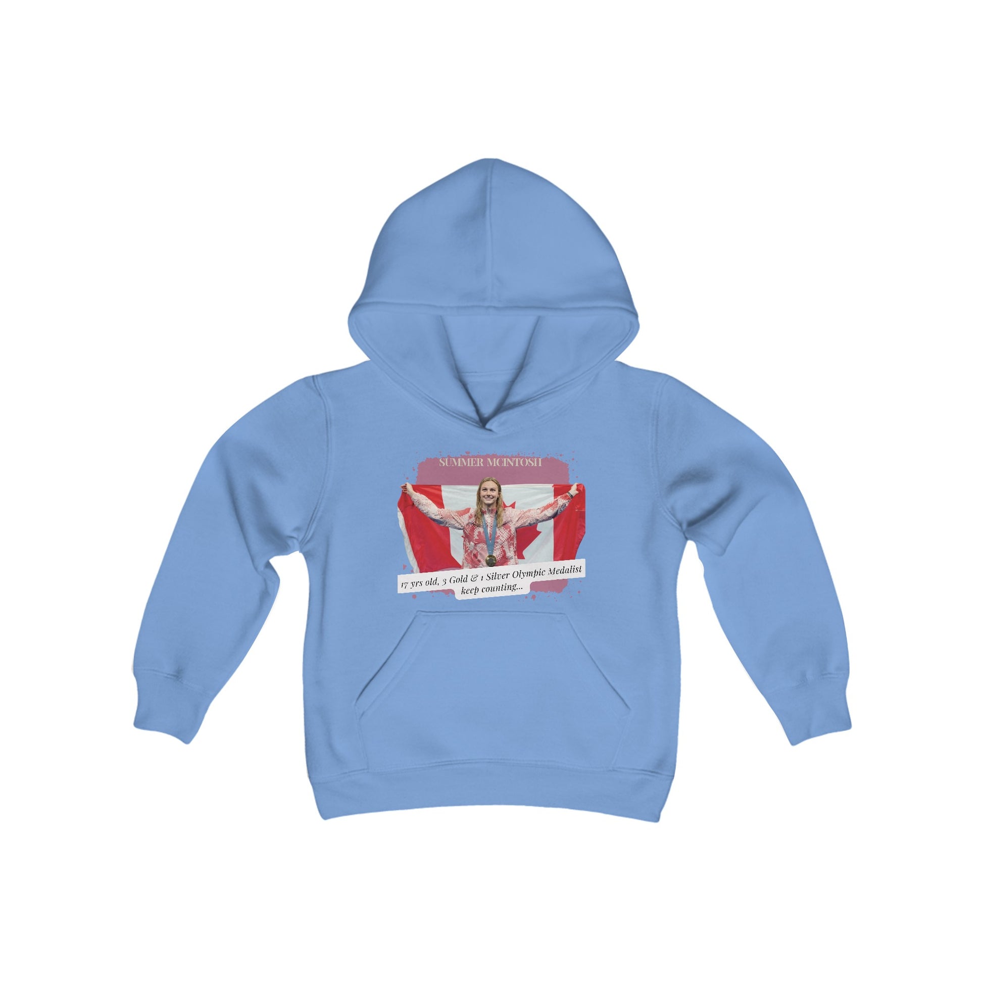 Youth Heavy Blend Hooded Sweatshirt - Summer McIntosh - Canada- Canada - Deportivo Gorillas 