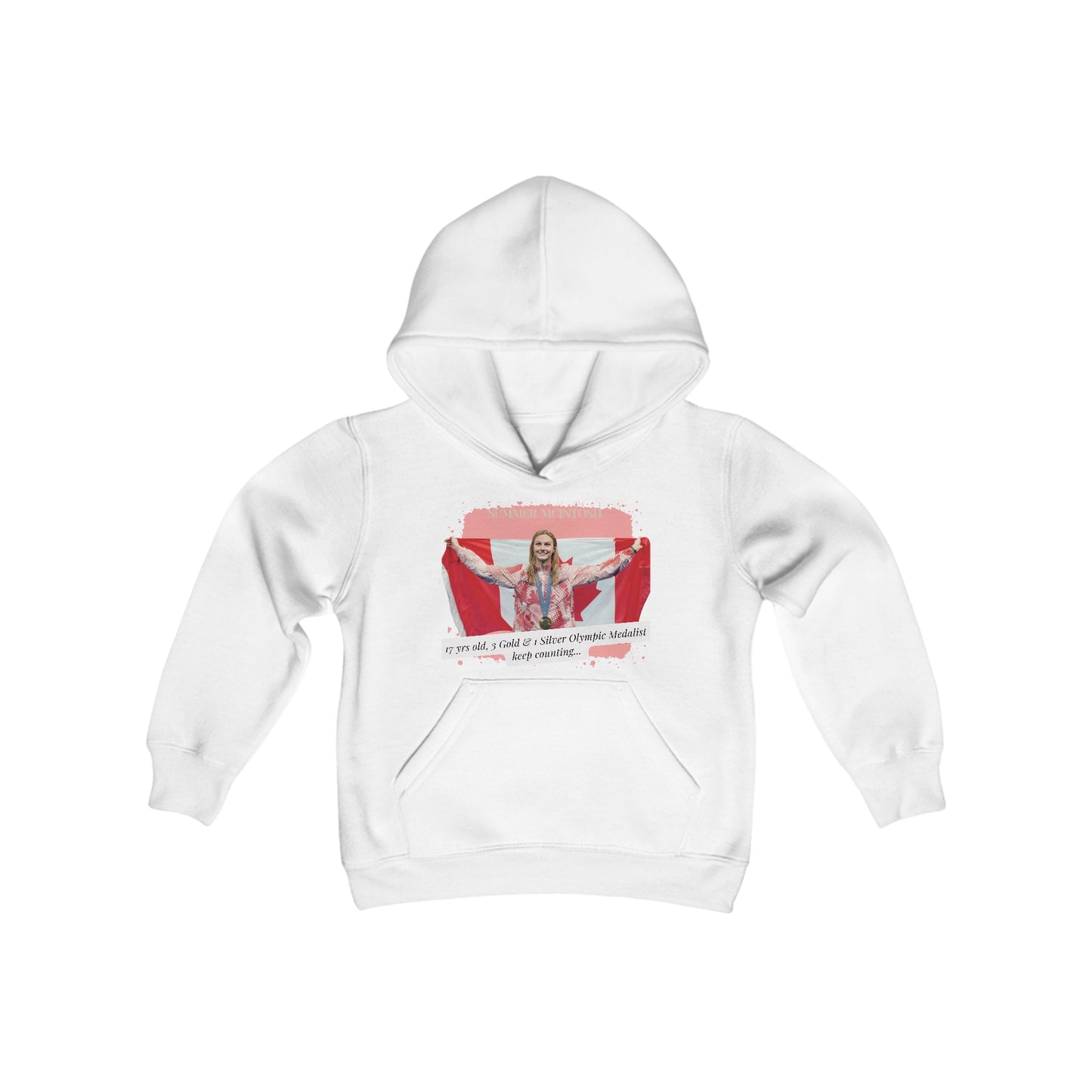 Youth Heavy Blend Hooded Sweatshirt - Summer McIntosh - Canada- Canada - Deportivo Gorillas 