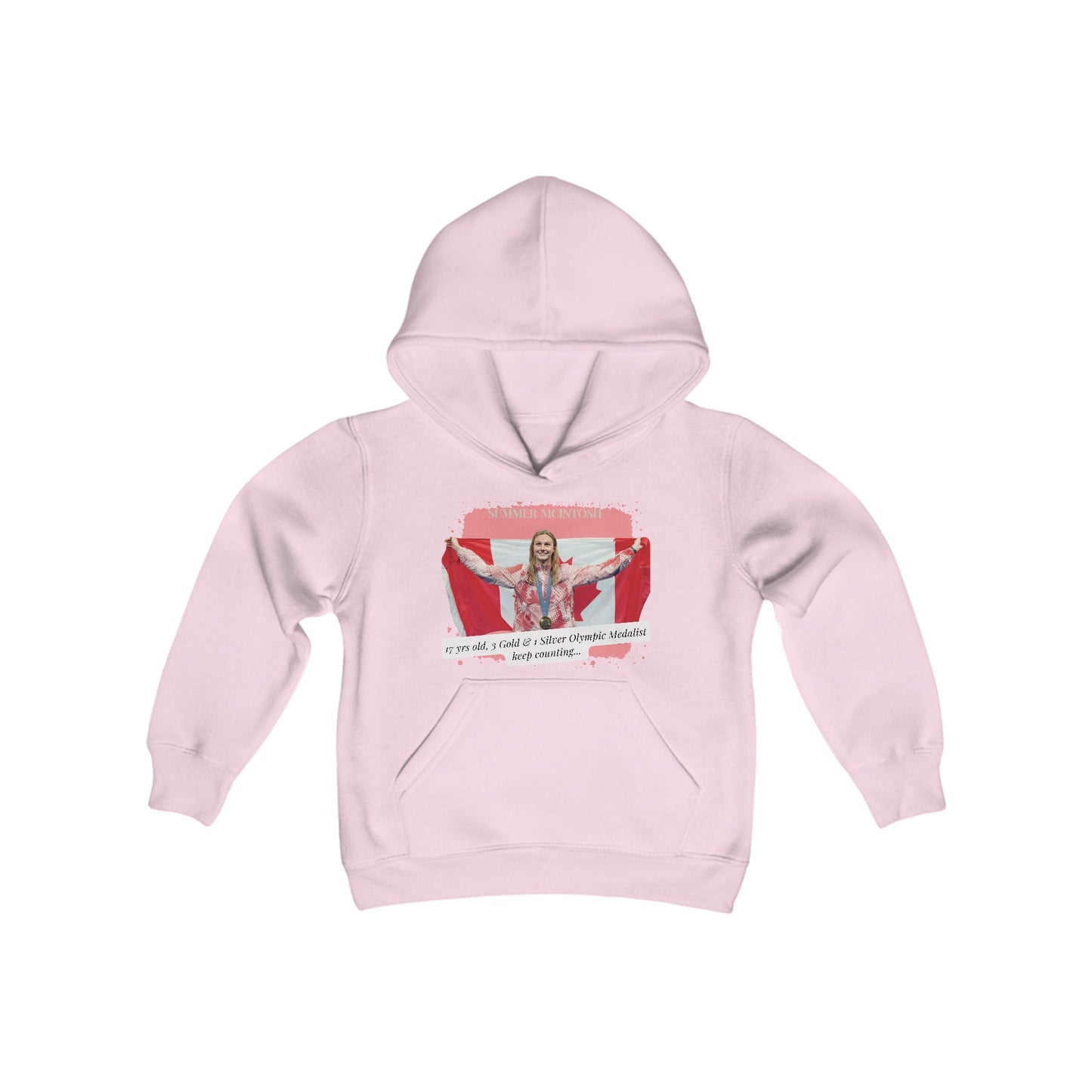 Youth Heavy Blend Hooded Sweatshirt - Summer McIntosh - Canada- Canada - Deportivo Gorillas 