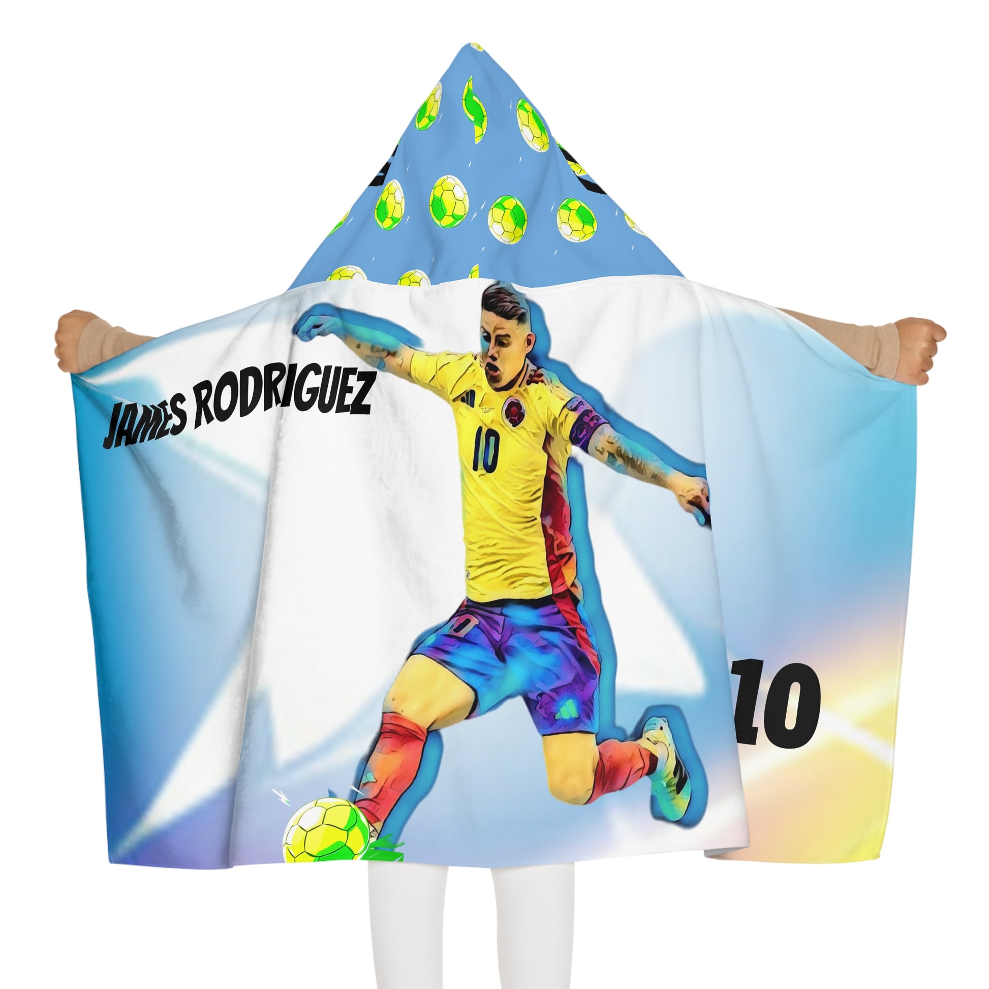 Youth Hooded Towel - J. Rodriguez - Colombia - Deportivo Gorillas 