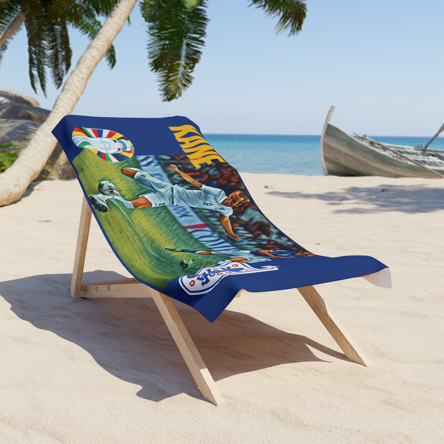 Euro 2024 - Kane -  Beach Towel - England - Deportivo Gorillas 