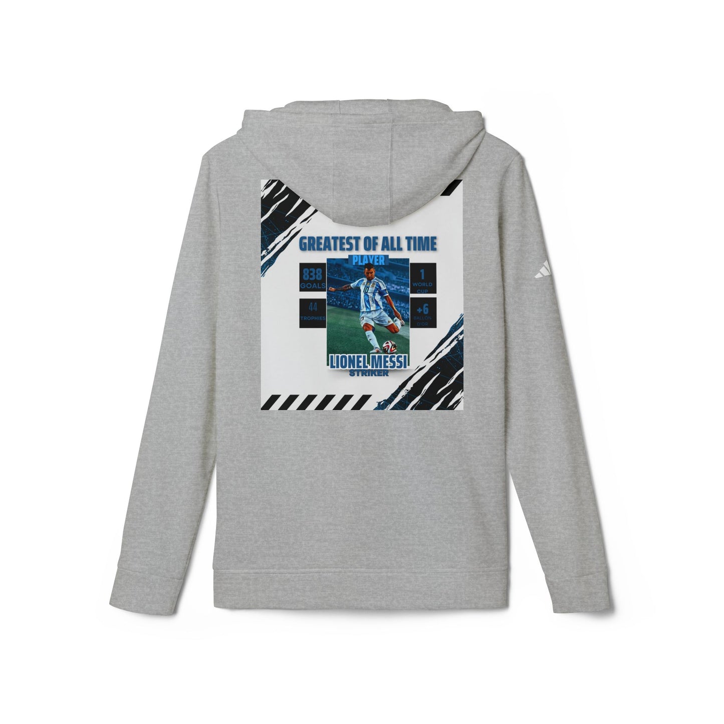 adidas® Unisex Fleece Hoodie - Messi - Argentina - Deportivo Gorillas 