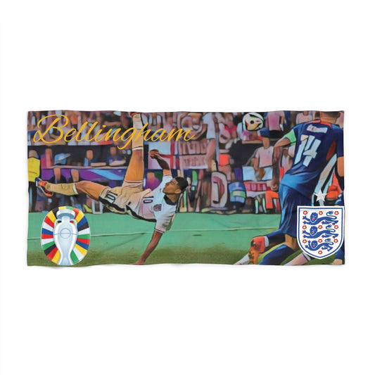 Euro 2024 - Bellingham -  Beach Towel - England - Deportivo Gorillas 