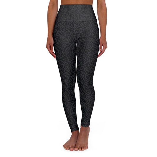 Black Panther Yoga Leggings - High Waisted Workout Pants