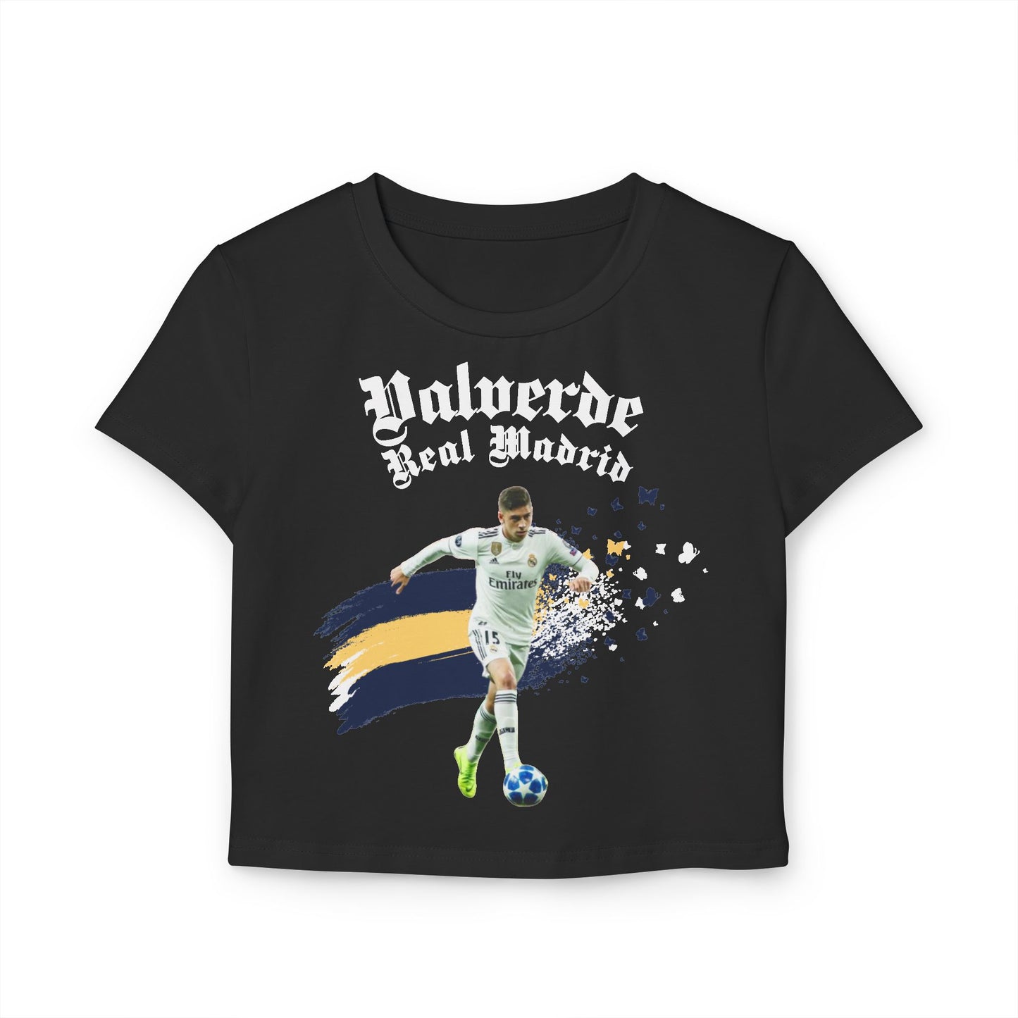 Federico Valverde Real Madrid Baby Tee Women's T-Shirt - Deportivo Gorillas 