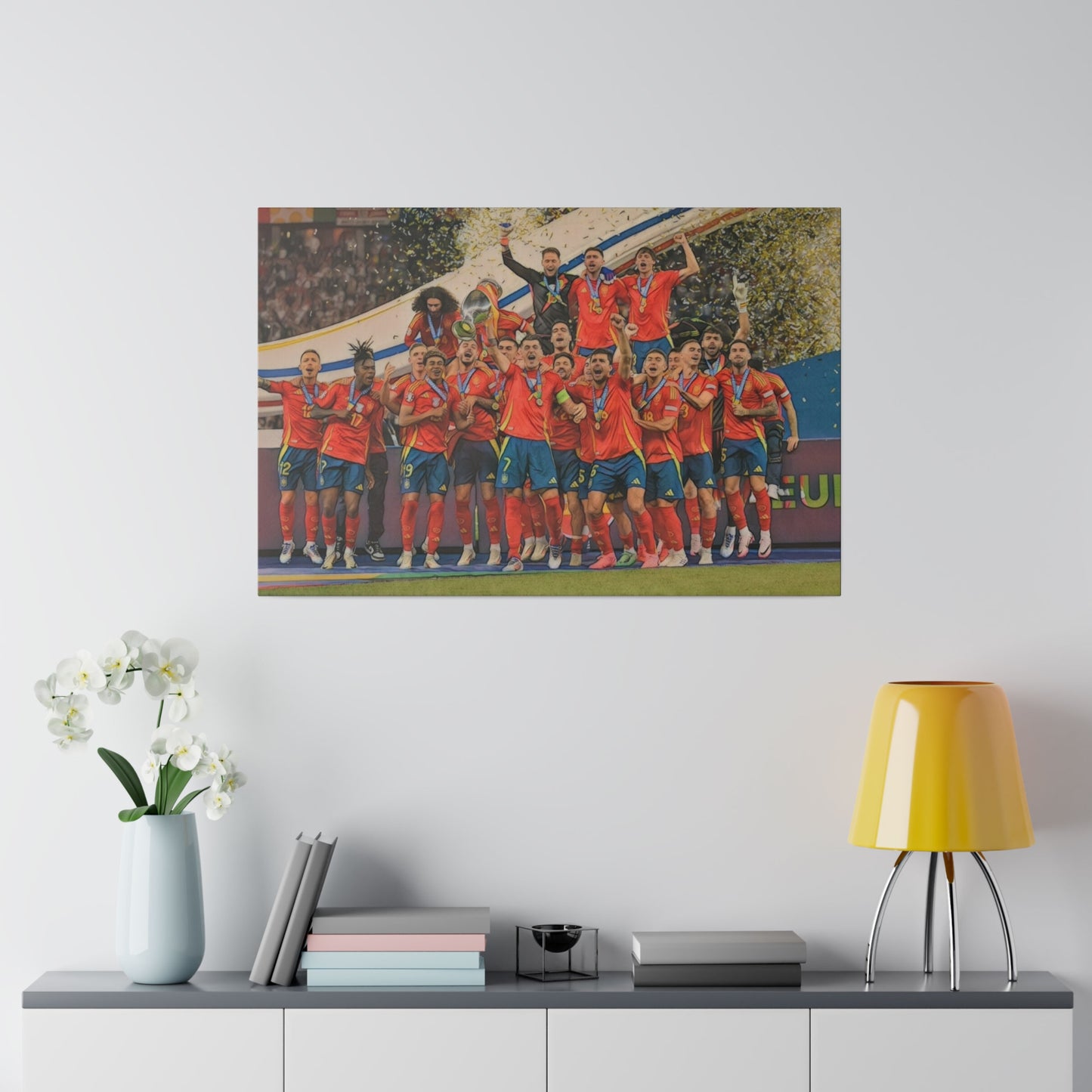 Matte Canvas  - Spain Euro 2024 Champions - Deportivo Gorillas 